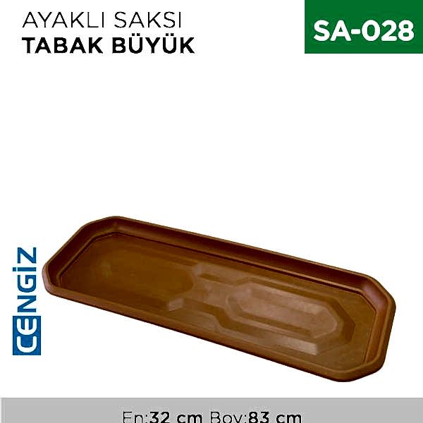 AYAKLI SAKSI BÜYÜK TABAK (521)