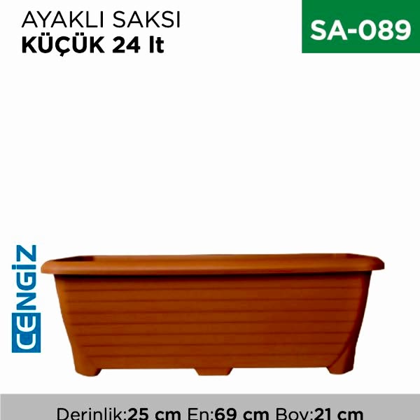 AYAKLI SAKSI KÜÇÜK 24 LT (TABAKSIZ) (522)