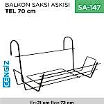 BALKON SAKSI ASKISI TEL 70 CM