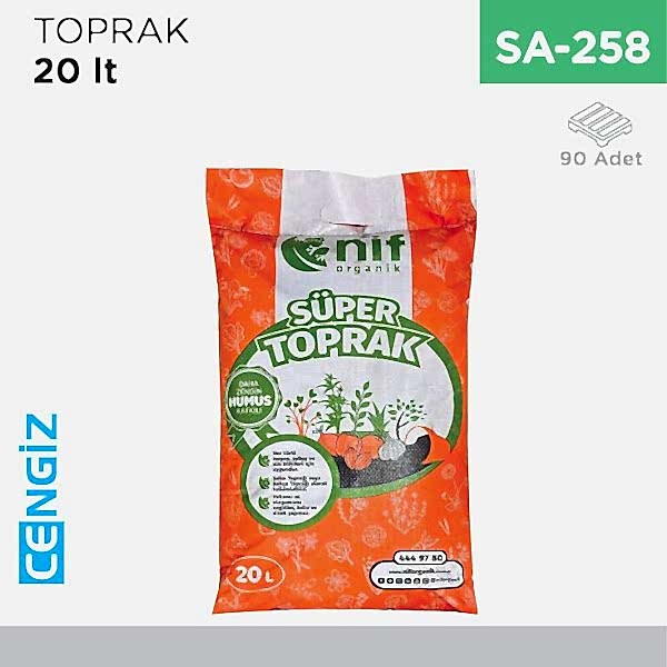 NİF SÜPER TOPRAK 20 LT