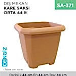 DIŞ MEKAN KARE SAKSI ORTA 44 LT (318)