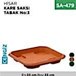 HİSAR KARE SAKSI TABAK NO:3 (HKT3)
