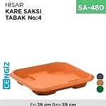 HİSAR KARE SAKSI TABAK NO:4 (HKT4)