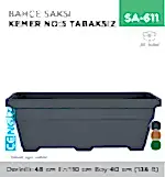 BAHÇE SAKSI KEMER NO:5(TABAKSIZ)(KBT0502102&amp;3)