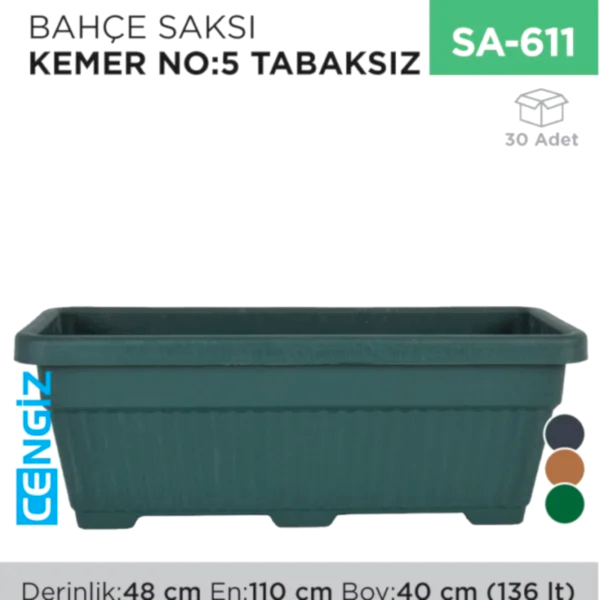 BAHÇE SAKSI KEMER NO:5(TABAKSIZ)(KBT0502102&3)